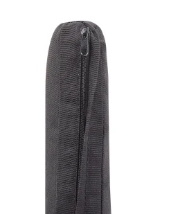 Set di 2 sedie da giardino con cuscini CANETTO Metallo Nero