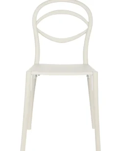 Set di 4 sedie da giardino COVOLO Bianco sporco