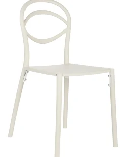 Set di 4 sedie da giardino COVOLO Bianco sporco