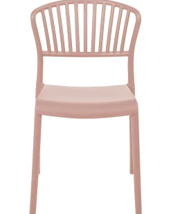 Set di 4 sedie da giardino GELA Rosa pastello