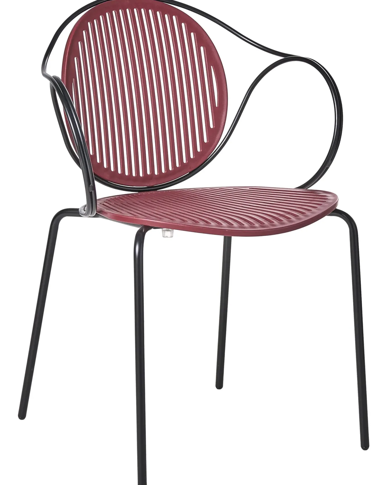 Set di 2 sedie da giardino IKARIA Metallo Rosso