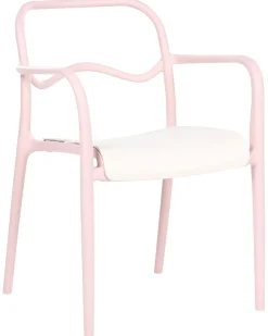 Set di 2 sedie da giardino THASOS Materiale sintetico Rosa pastello