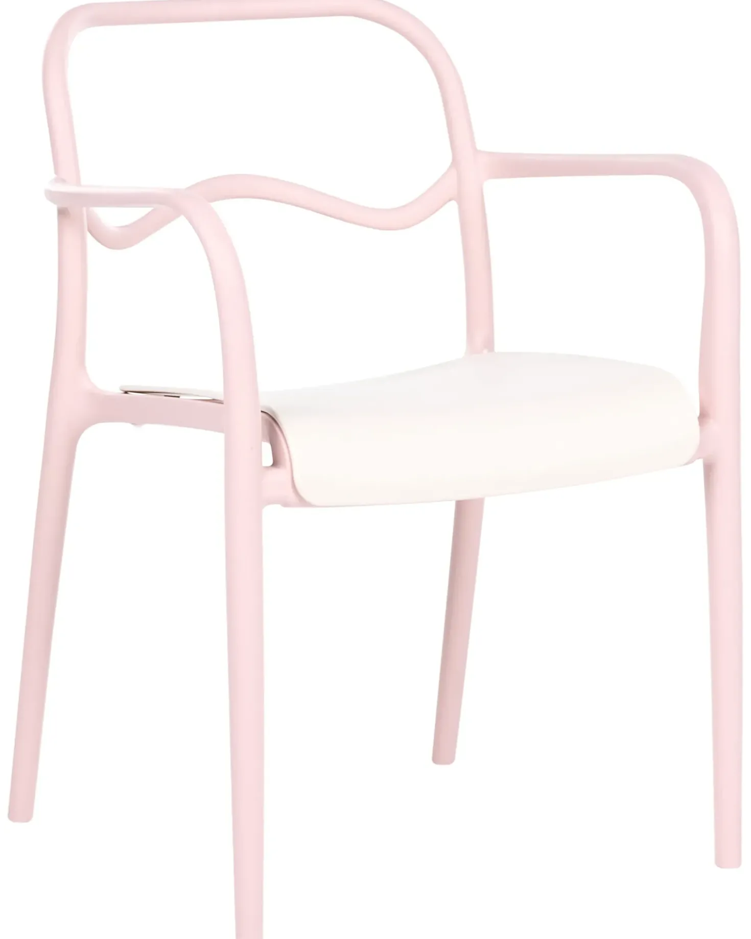 Set di 2 sedie da giardino THASOS Materiale sintetico Rosa pastello