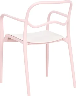 Set di 2 sedie da giardino THASOS Materiale sintetico Rosa pastello