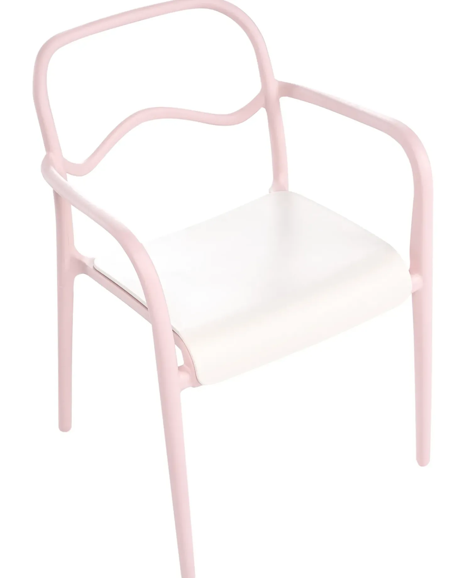 Set di 2 sedie da giardino THASOS Materiale sintetico Rosa pastello