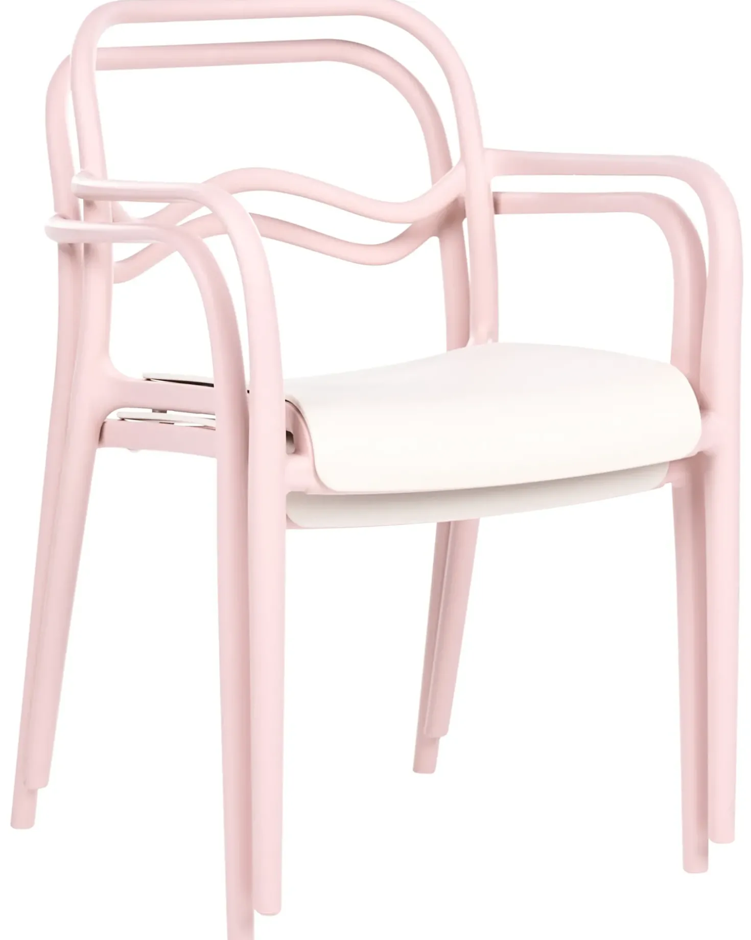 Set di 2 sedie da giardino THASOS Materiale sintetico Rosa pastello