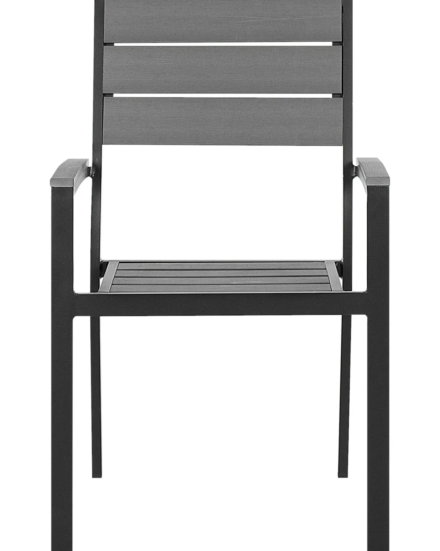 Set di 4 sedie da giardino PRATO Grigio