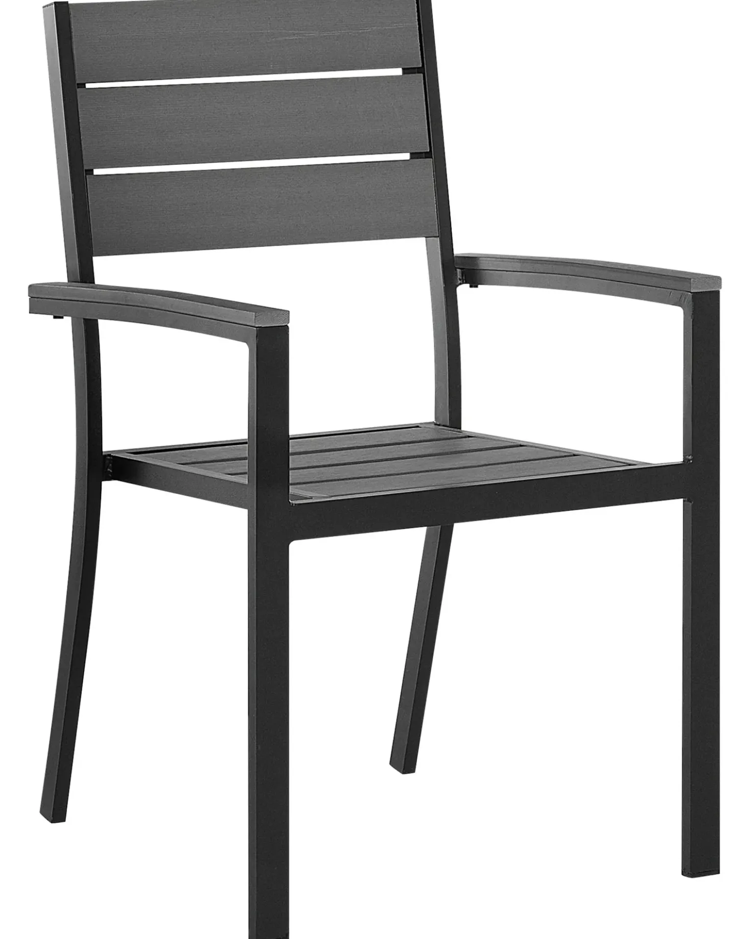 Set di 4 sedie da giardino PRATO Grigio