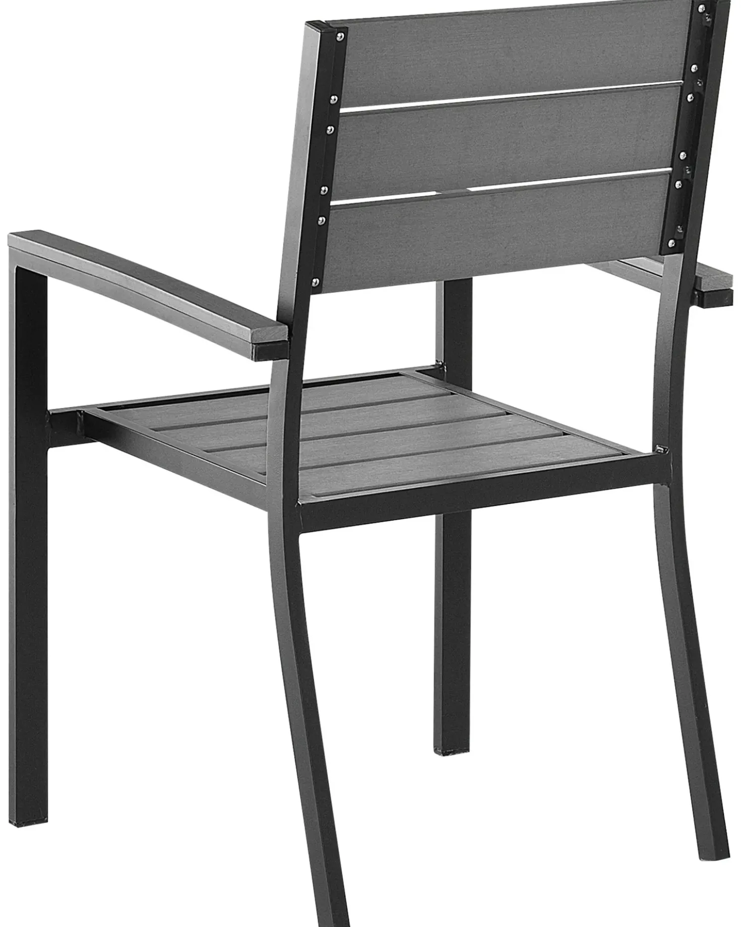 Set di 4 sedie da giardino PRATO Grigio