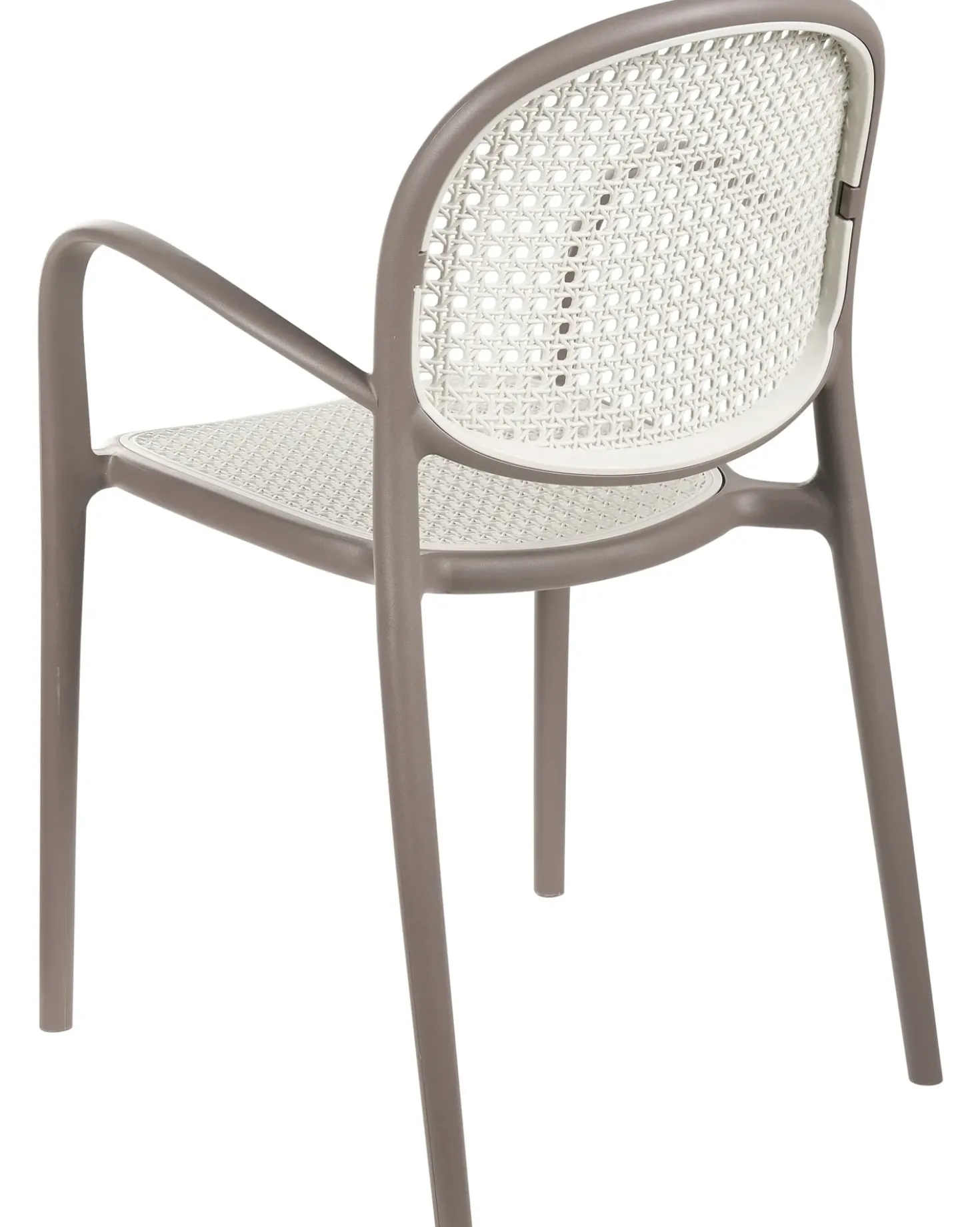 Set di 2 sedie da giardino POVOLETTO Materiale sintetico Marrone chiaro