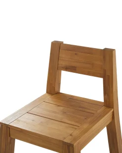 Set di 6 sedie da giardino LIVORNO Legno d'acacia Marrone