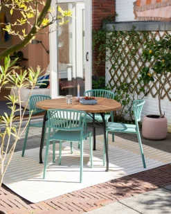 Set di 4 sedie da giardino GELA Verde menta