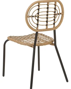 Set di 4 sedie da giardino PRATELLO Rattan sintetico (PE) Naturale