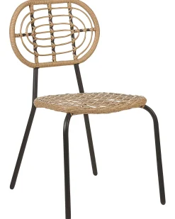 Set di 4 sedie da giardino PRATELLO Rattan sintetico (PE) Naturale