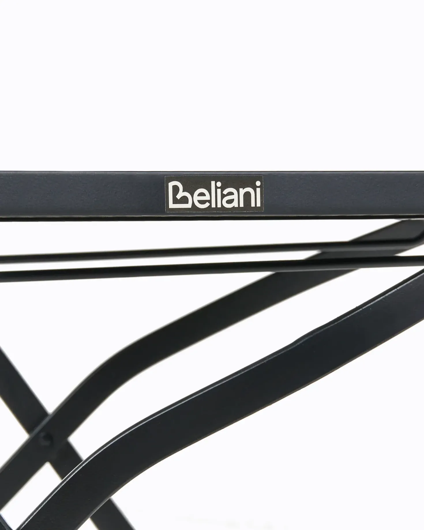 Set di 2 sedie da giardino ANAPO Pieghevole Metallo Nero