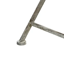 Set di 2 sedie da giardino NURRA Pieghevole Metallo Grigio