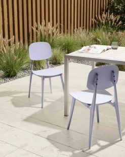 Set di 2 sedie da giardino KATTAVIA Viola