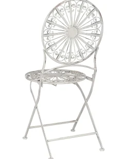 Set di 2 sedie da giardino SCAFA Metallo Bianco