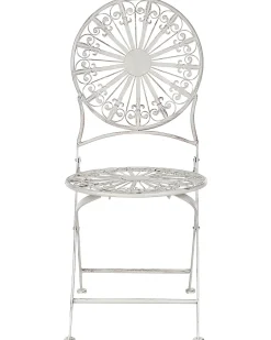 Set di 2 sedie da giardino SCAFA Metallo Bianco