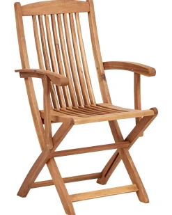 Set di 2 sedie da giardino con cuscini MAUI PREMIUM Legno d'acacia Beige chiaro
