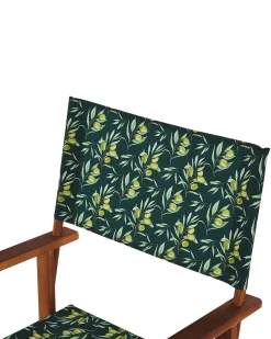 Set di 2 sedie da giardino CINE Legno d'acacia Verde scuro