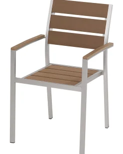 Set di 6 sedie da giardino VERNIO Marrone