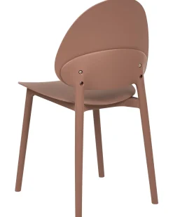 Set di 4 sedie da giardino CEARA Marrone