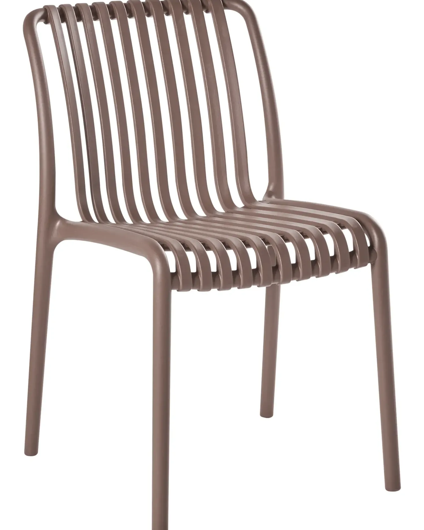 Set di 4 sedie da giardino ARICCIA Marrone
