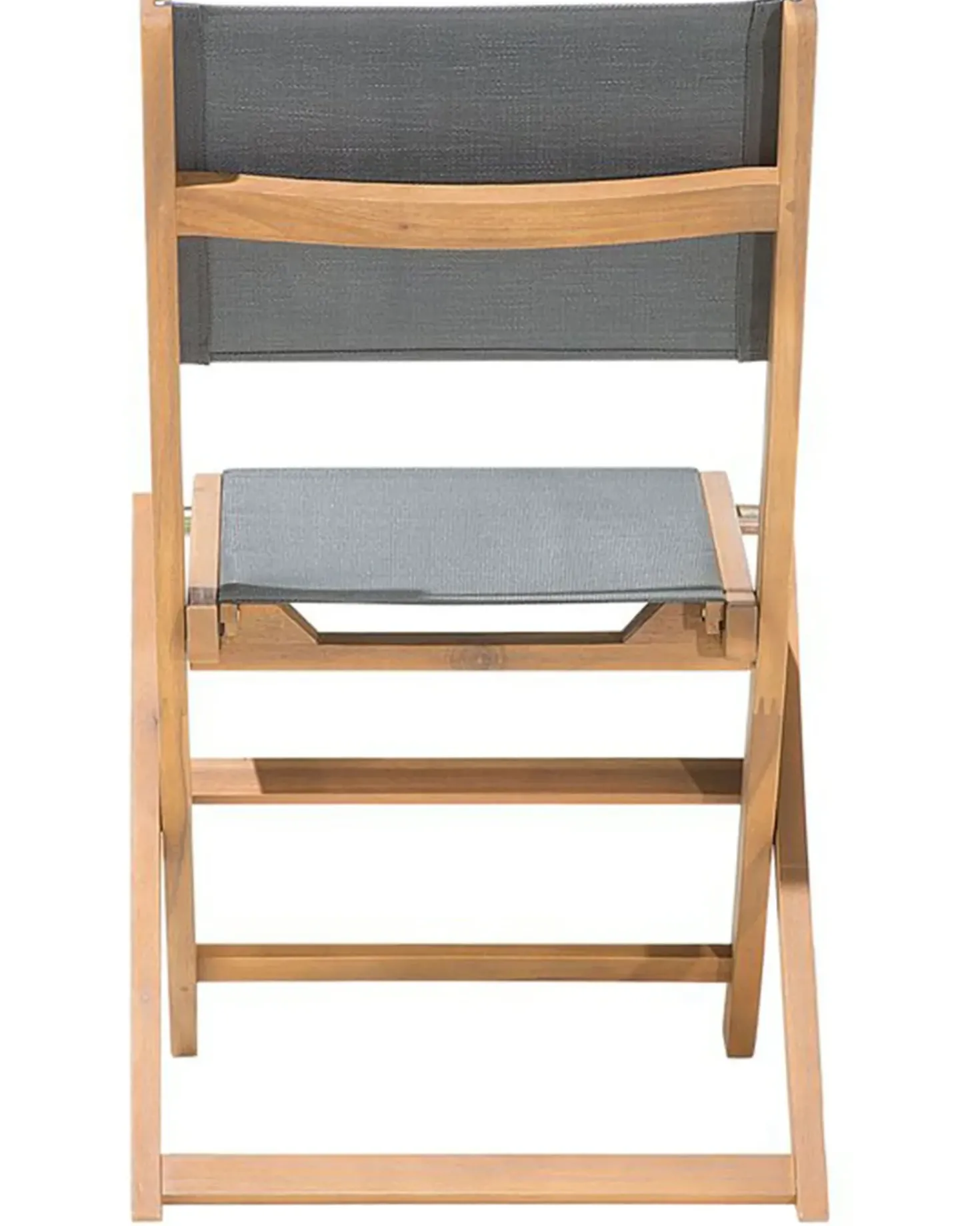 Set di 2 sedie da giardino CESANA Legno d'acacia Marrone chiaro