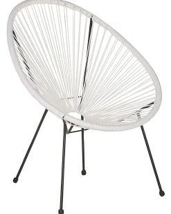 Set di 2 sedie da giardino ACAPULCO II Rattan sintetico (PE) Bianco