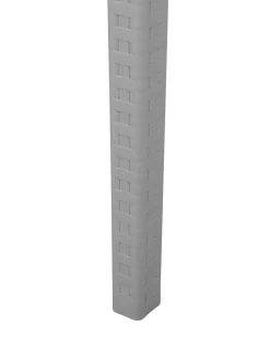 Set di 2 sedie da giardino FOSSANO Materiale sintetico Grigio chiaro