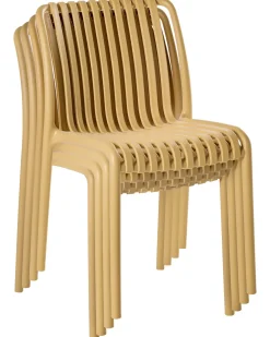 Set di 4 sedie da giardino ARICCIA Senape