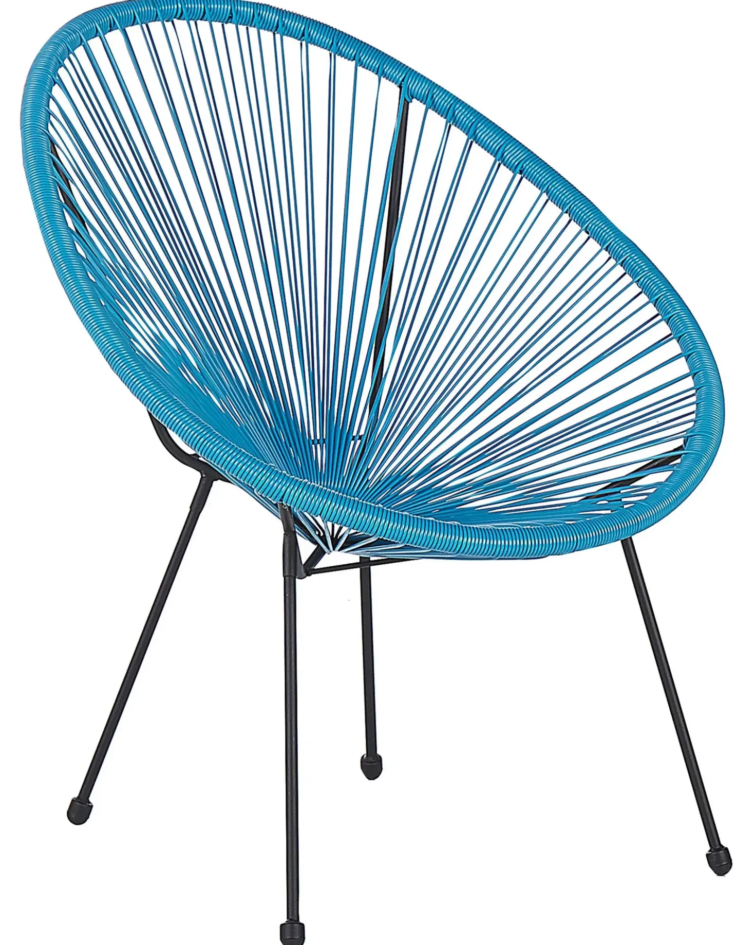 Set di 2 sedie da giardino ACAPULCO II Rattan sintetico (PE) Blu