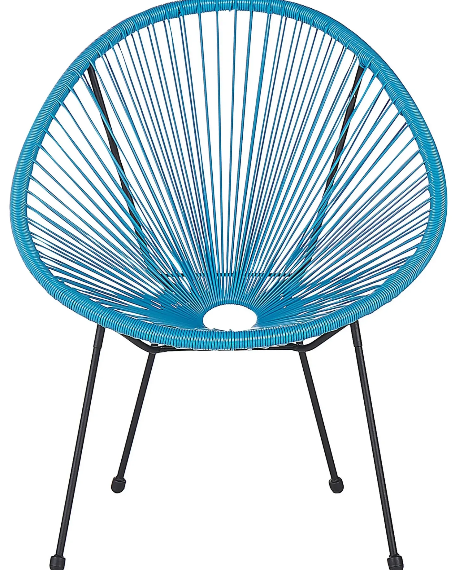 Set di 2 sedie da giardino ACAPULCO II Rattan sintetico (PE) Blu