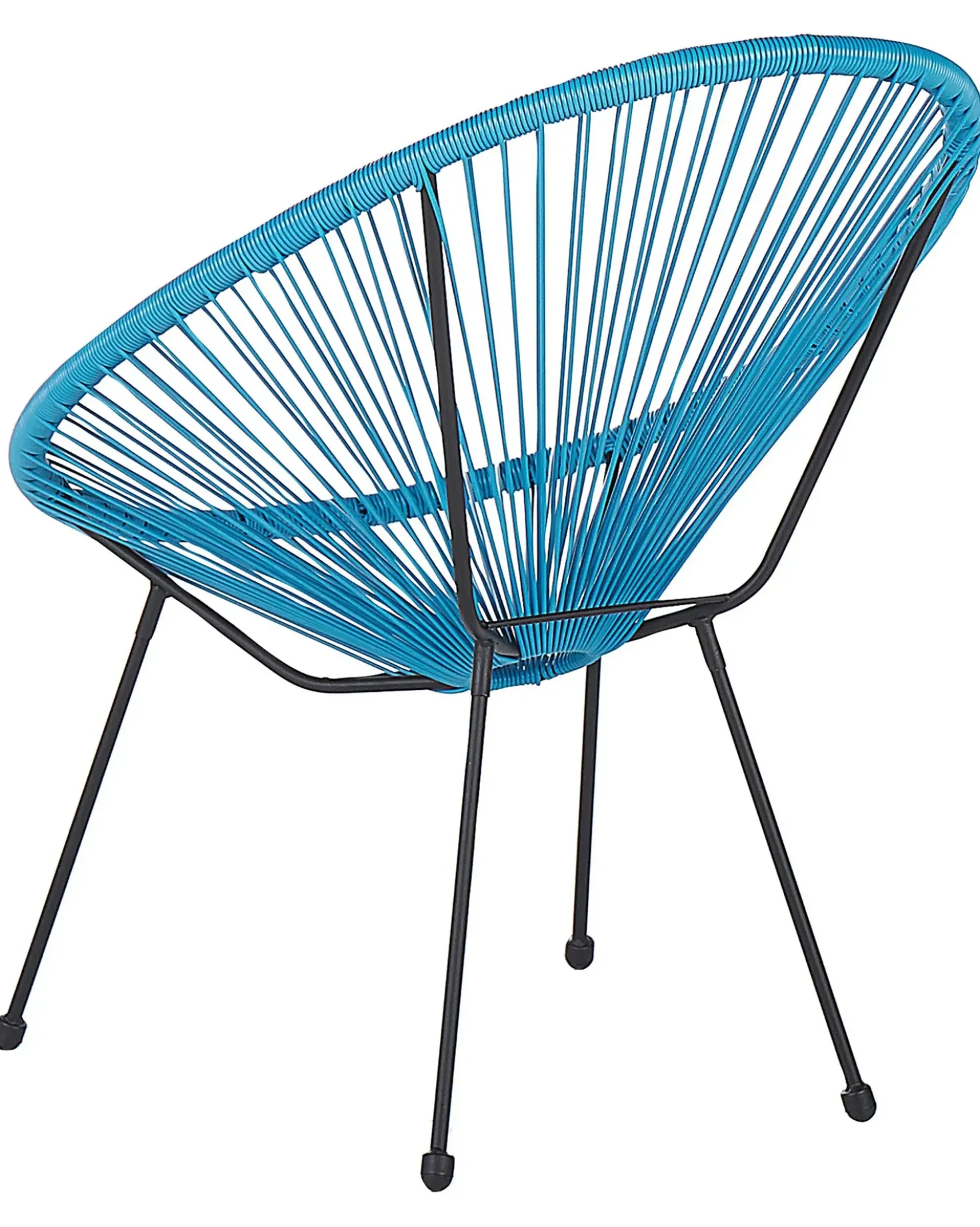 Set di 2 sedie da giardino ACAPULCO II Rattan sintetico (PE) Blu