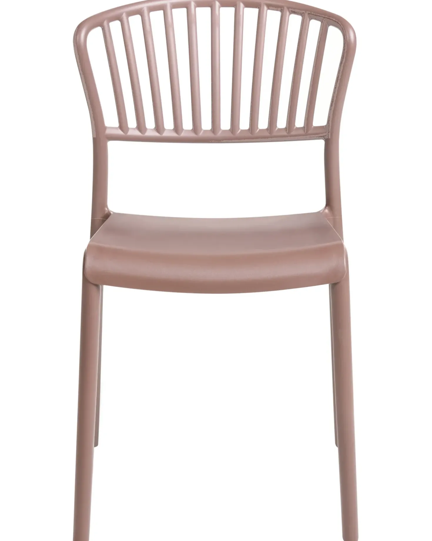 Set di 4 sedie da giardino GELA Marrone