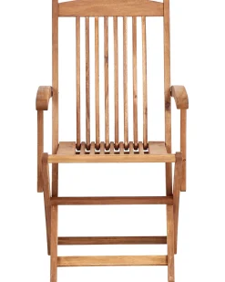 Set di 2 sedie da giardino con cuscini MAUI II Legno d'acacia Grigio