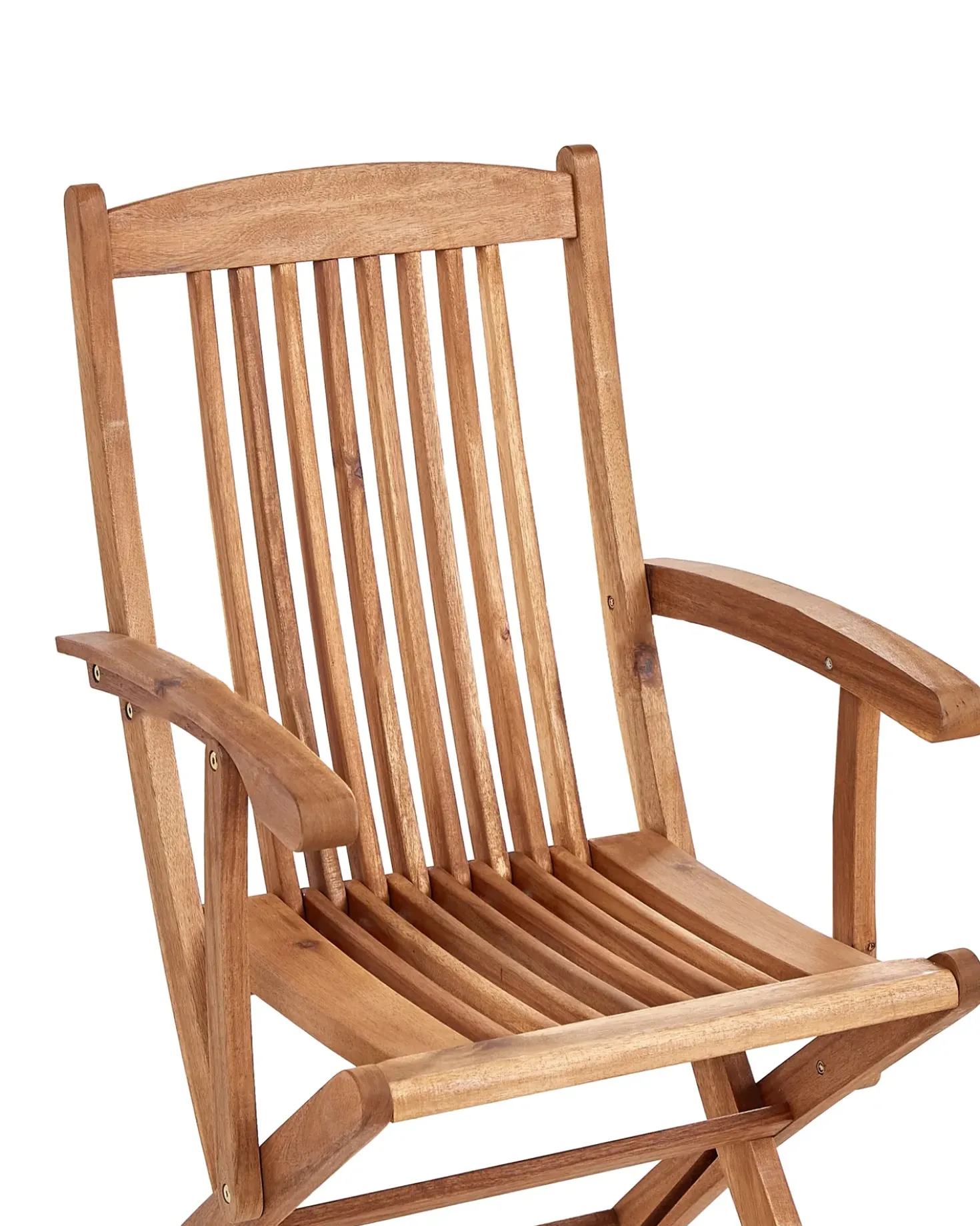 Set di 2 sedie da giardino con cuscini MAUI II Legno d'acacia Grigio
