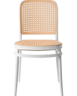 Set di 4 sedie da giardino PLOSE Bianco/Beige