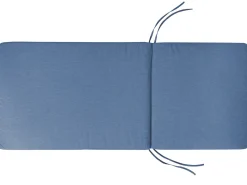 Set di 6 sedie da giardino con cuscini JAVA PREMIUM Legno d'acacia Blu