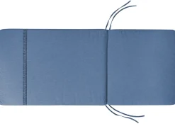 Set di 6 sedie da giardino con cuscini JAVA PREMIUM Legno d'acacia Blu