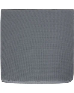 Set di 2 sedie da giardino con cuscini BACOLI Tessuto Grigio scuro