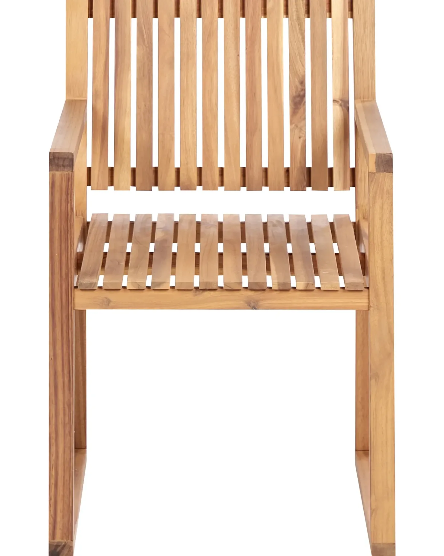 Set di 2 sedie da giardino con cuscini SASSARI PREMIUM Legno di acacia certificato Grigio chiaro
