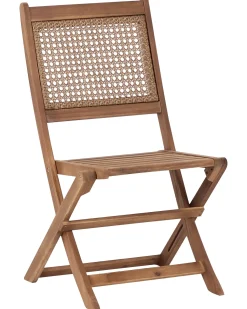 Set di 4 sedie da giardino PARAGGI Legno di acacia certificato Marrone scuro
