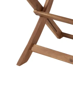 Set di 4 sedie da giardino PARAGGI Legno di acacia certificato Marrone scuro