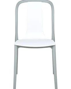Set di 8 sedie da giardino SPEZIA Bianco