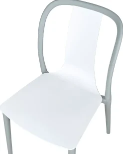 Set di 8 sedie da giardino SPEZIA Bianco