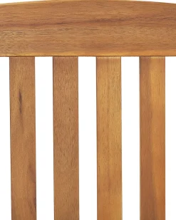 Set di 6 sedie da giardino JAVA Legno d'acacia Marrone chiaro
