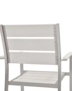 Set di 6 sedie da giardino VERNIO Bianco