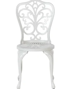 Set di 2 sedie da giardino TRIORA Metallo Bianco sporco